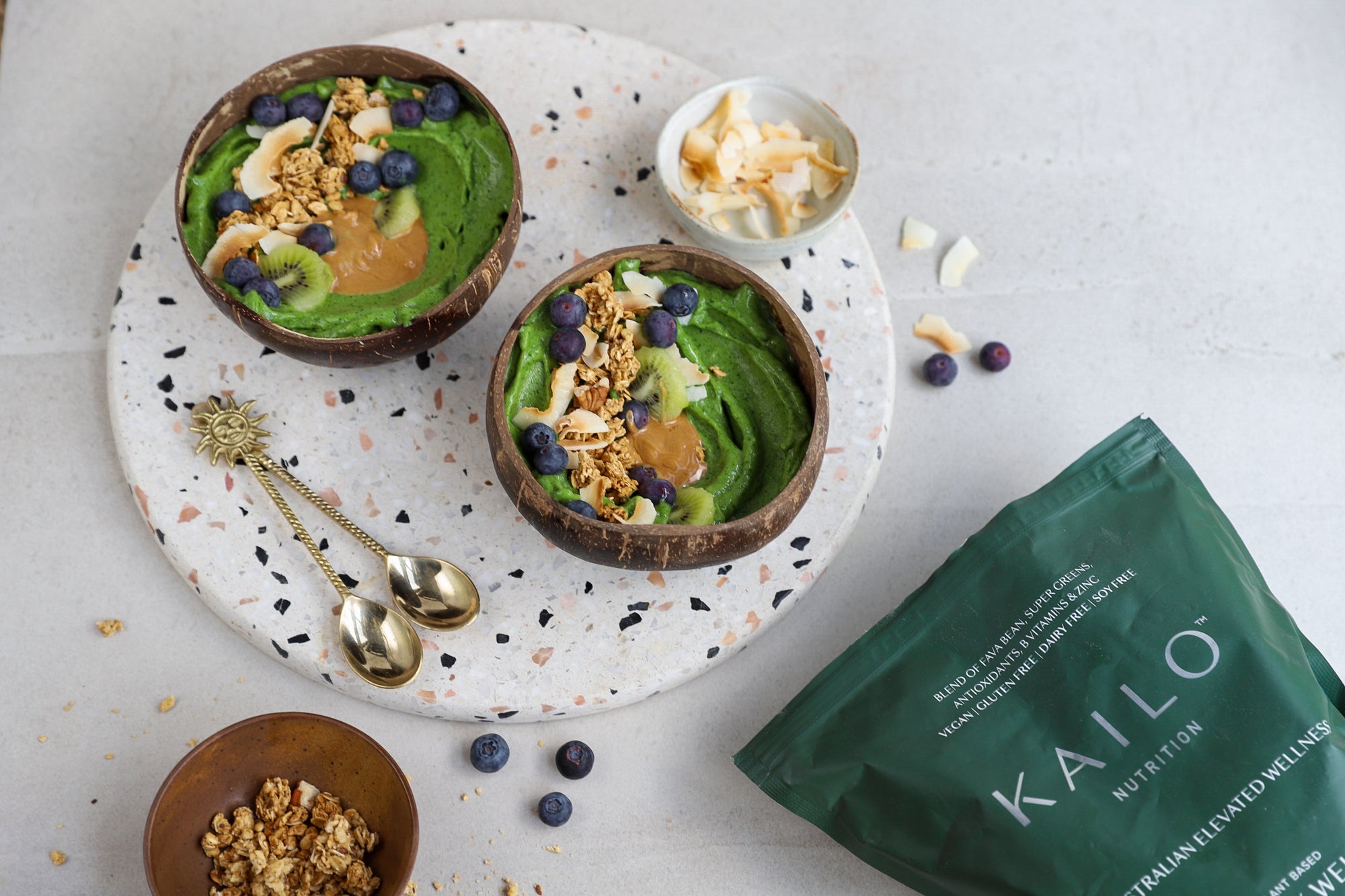 Mango & Greens Smoothie Bowl